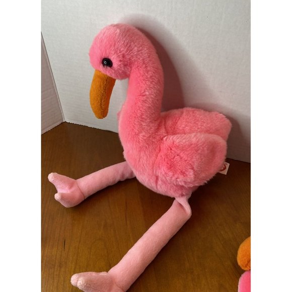 Ty Flamingo Plush 4 Beanie Buddies Babies Boos & Mini Collector's Lot Pinky - Picture 9 of 10